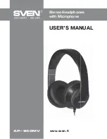 Preview for 1 page of Sven ap-940mv User Manual