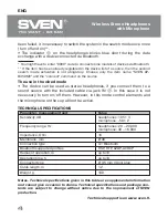 Предварительный просмотр 5 страницы Sven AP-B450MV User Manual