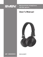 Preview for 1 page of Sven AP-B500MV User Manual