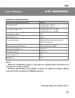 Preview for 5 page of Sven AP-B530MV User Manual