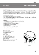 Предварительный просмотр 3 страницы Sven AP-B630MV User Manual