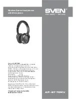 Preview for 6 page of Sven AP-B770MV Operation Manual