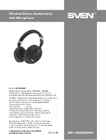 Preview for 6 page of Sven AP-B900MV User Manual