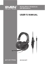 Sven AP-G777MV User Manual preview