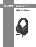 Sven AP-G887MV User Manual preview