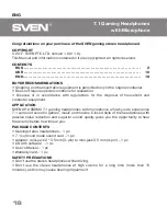 Предварительный просмотр 18 страницы Sven AP-U990MV User Manual