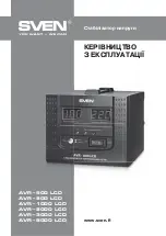 Preview for 8 page of Sven AVR-1000 LCD Operation Manual