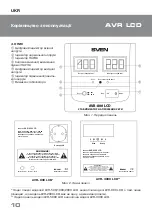 Preview for 11 page of Sven AVR-1000 LCD Operation Manual