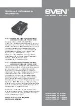 Preview for 22 page of Sven AVR PRO LCD 10000 Operation Manual