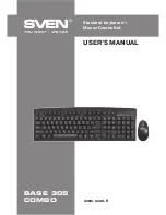 Sven Base 305 combo User Manual preview