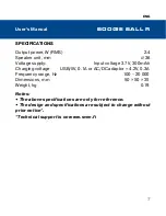 Preview for 7 page of Sven BOOGIE BALL R User Manual