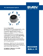 Preview for 8 page of Sven BOOGIE BALL R User Manual