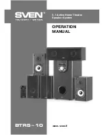 Sven BTR5-10 Operation Manual preview