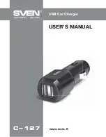 Предварительный просмотр 1 страницы Sven C-127 User Manual