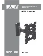 Sven C77-22 User Manual preview