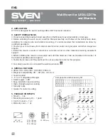 Предварительный просмотр 3 страницы Sven C77-22 User Manual