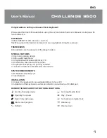 Preview for 2 page of Sven Challenge 9500 User Manual