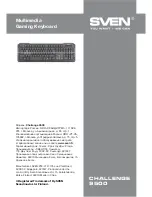 Preview for 4 page of Sven Challenge 9500 User Manual