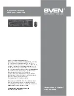 Preview for 6 page of Sven Comfort 3200 Wireless User Manual