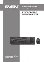 Sven Comfort 3300 Wireless User Manual preview