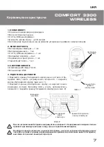 Предварительный просмотр 8 страницы Sven Comfort 3300 Wireless User Manual