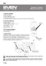 Предварительный просмотр 13 страницы Sven Comfort 3300 Wireless User Manual