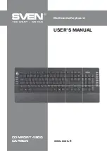 Preview for 1 page of Sven Comfort 4200 carbon User Manual