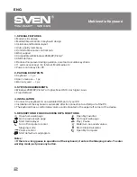 Предварительный просмотр 3 страницы Sven Comfort 4300 User Manual