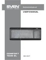 Sven Comfort 7200 EL User Manual предпросмотр