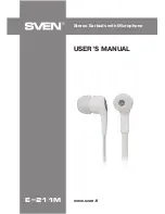 Sven E-211M User Manual предпросмотр