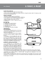 Предварительный просмотр 3 страницы Sven E-701BT User Manual