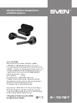 Preview for 8 page of Sven E-707BT User Manual