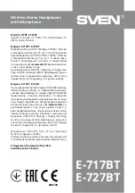 Preview for 12 page of Sven E-717BT User Manual