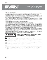 Preview for 3 page of Sven EASY SEE-149 LED Operation Manual