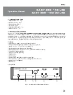 Preview for 4 page of Sven EASY SEE-149 LED Operation Manual