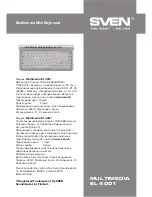 Preview for 7 page of Sven EL 4001 User Manual