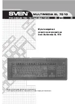 Sven EL 7010 User Manual preview