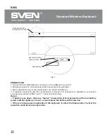 Preview for 3 page of Sven Elegance 5800 Wireless User Manual