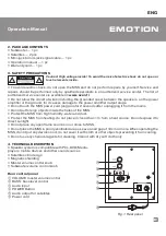 Preview for 3 page of Sven Emotion Operation Manual