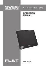 Sven FLAT Operation Manual preview