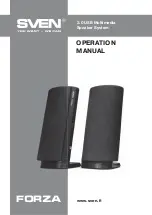 Preview for 1 page of Sven Forza Operation Manual