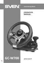 Предварительный просмотр 1 страницы Sven GC-W700 Operation Manual