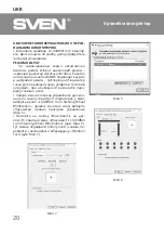 Предварительный просмотр 20 страницы Sven GC-W700 Operation Manual