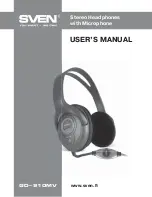 Предварительный просмотр 7 страницы Sven GD-910MV User Manual