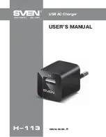 Preview for 1 page of Sven h-113 User Manual