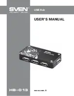 Sven HB-013 User Manual preview