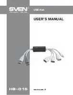 Предварительный просмотр 1 страницы Sven HB-015 User Manual