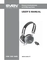 Sven HM 50 WD User Manual preview