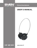 Sven HP 20 BK User Manual предпросмотр