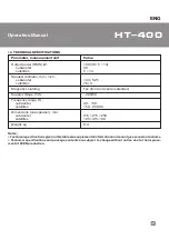 Preview for 9 page of Sven HT-400 Operation Manual